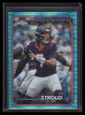 2024 Topps Chrome Aqua Sonar Refractor 83 CJ Stroud 67/199
