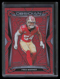 2024 Panini Obsidian Red 174 Fred Warner 21/49