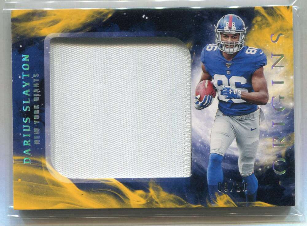 2019 Panini Origins Jumbo Jerseys Gold 29 Darius Slayton Rookie Patch 9/10