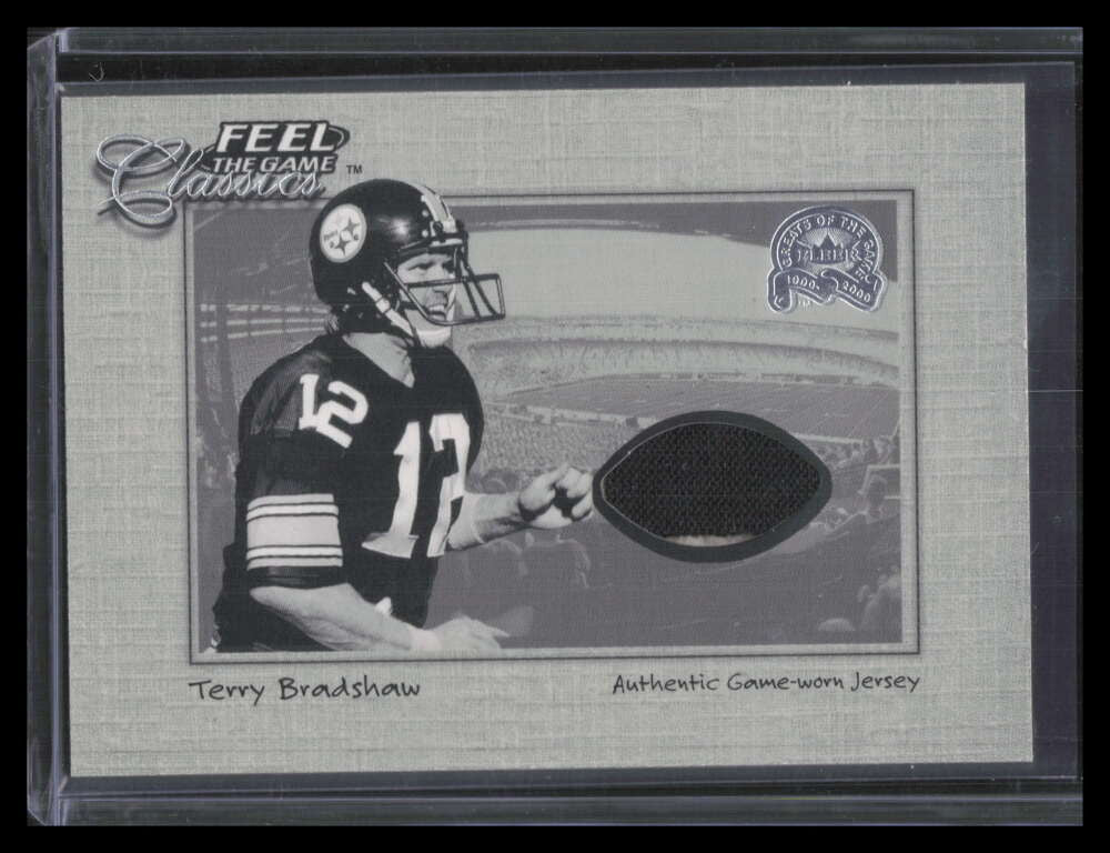 2000 Greats of the Game Feel The Game Classics 3 Terry Bradshaw Jersey