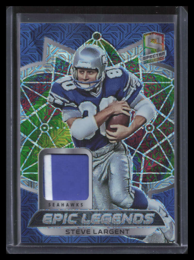 2021 Panini Spectra Epic Legends Materials Meta 16 Steve Largent Patch 22/25