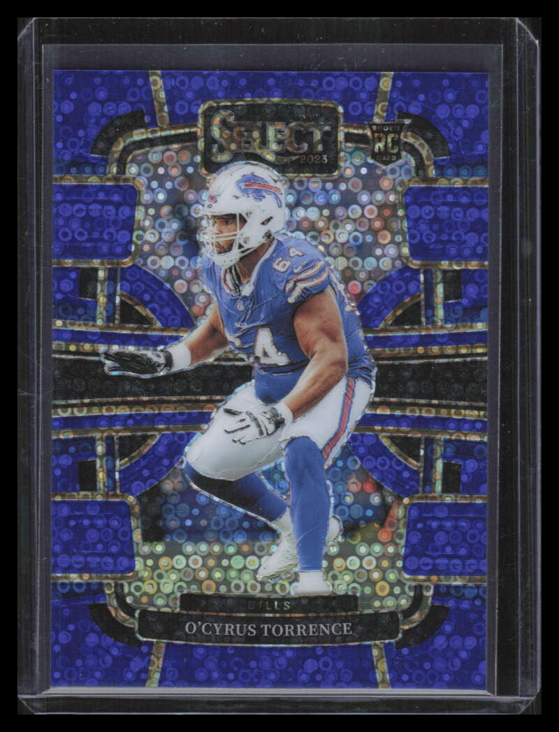 2023 Select Prizm Blue Disco Refractor 12 O'Cyrus Torrence Rookie 21/25