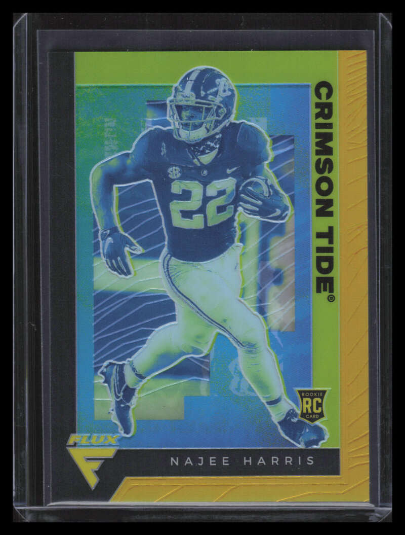 2021 Panini Chronicles Draft Picks Flux Gold 241 Najee Harris Rookie 2/10