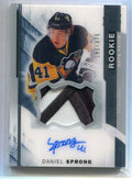 2015-16 Upper Deck Premier 85 Daniel Sprong Rookie Patch Auto 191/375
