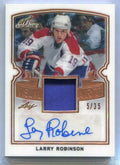 2022 Leaf Art Visual Material Autographs Bronze Larry Robinson Jersey Auto 5/35