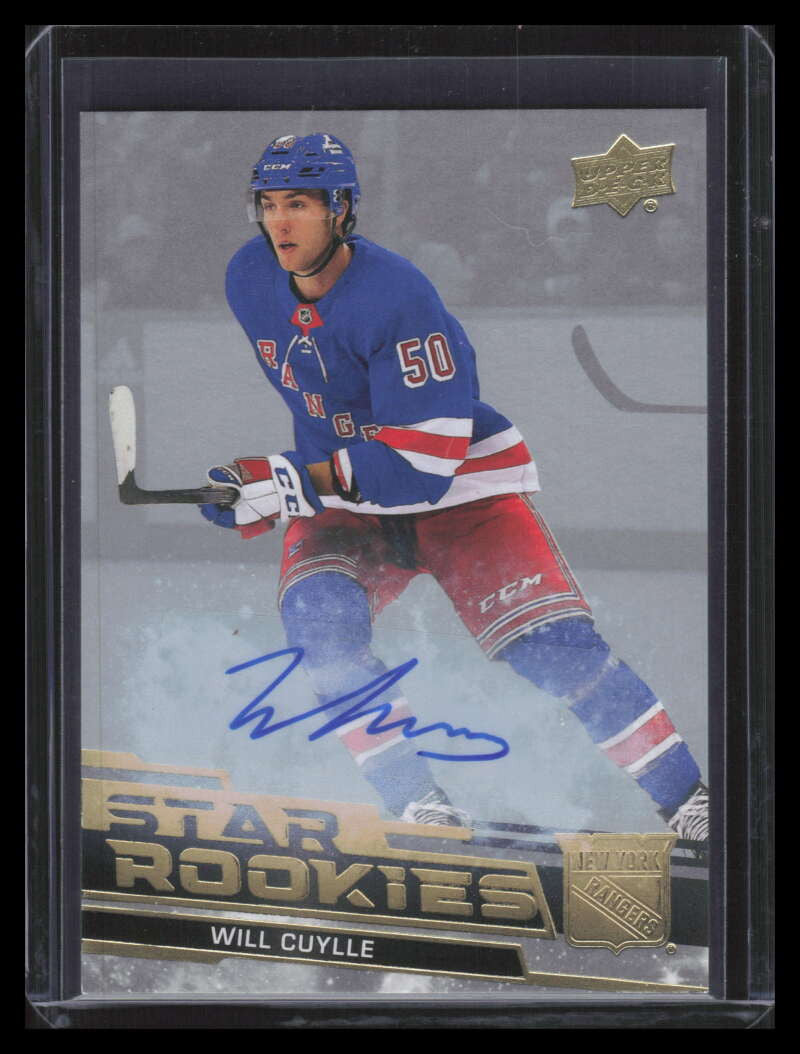 SOLD 161091 2023-24 Upper Deck Star Rookies Autographs 20 Will Cuylle Rookie Auto