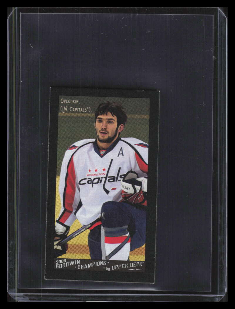 2009 Upper Deck Goodwin Champions Mini Black Border 34 Alexander Ovechkin