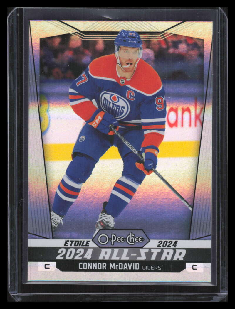 2024-25 O-Pee-Chee Rainbow 537 Connor McDavid AS 224/350 All-Star