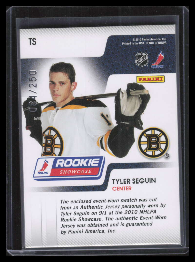 2010-11 Donruss Rookie Showcase Threads TS Tyler Seguin Rookie Jersey 84/250