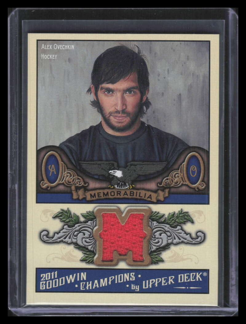 2011 Upper Deck Goodwin Champions Memorabilia AO Alexander Ovechkin Jersey