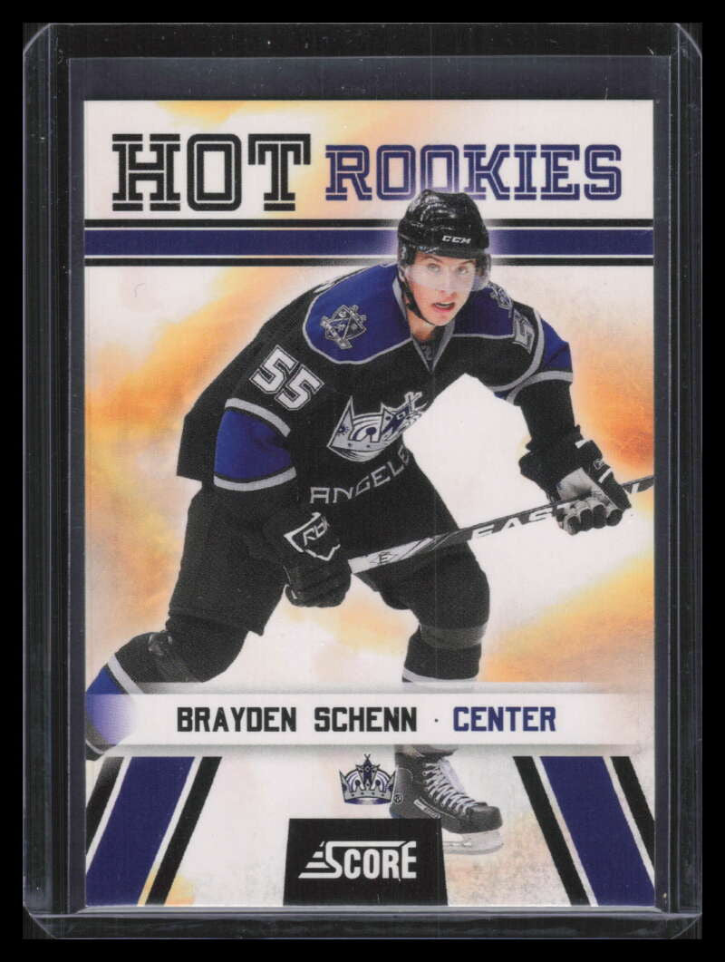 2010-11 Score 557 Brayden Schenn HR Hot Rookies Rookie