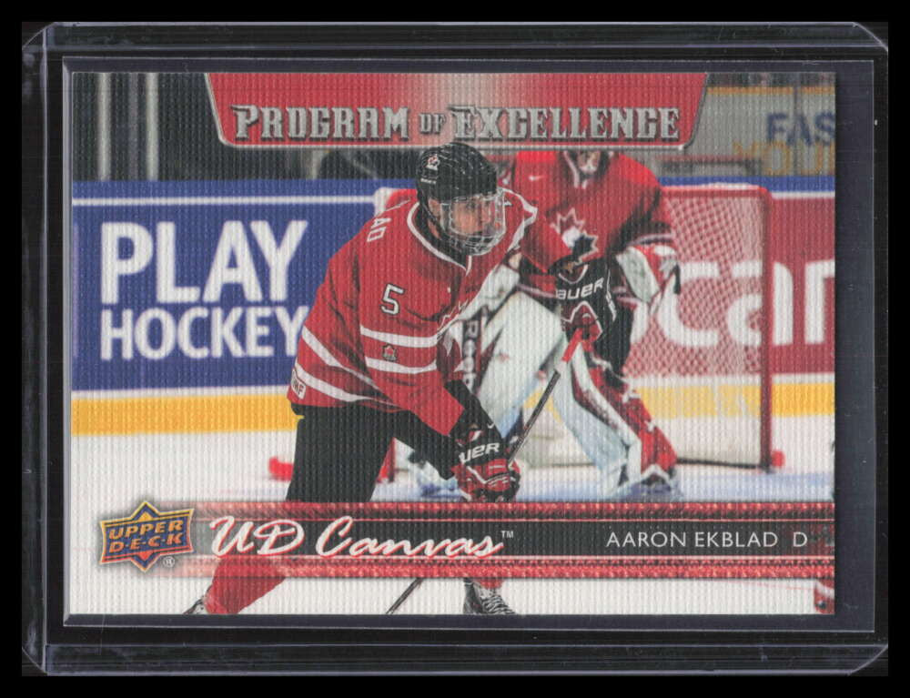 2014-15 Upper Deck Canvas c268 Aaron Ekblad POE Rookie Program of Excellence