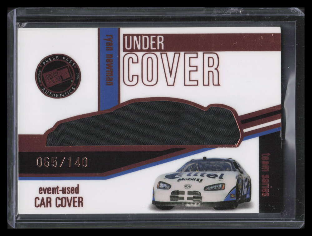2006 Press Pass Eclipse Under Cover Cars uct2 Ryan Newman Car Cover 65/140
