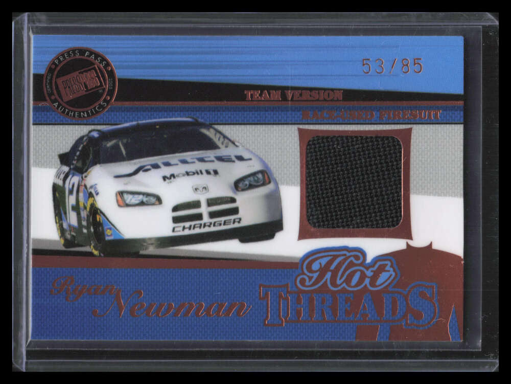 2005 Press Pass Premium Hot Threads Cars htt6 Ryan Newman Firesuit 53/85