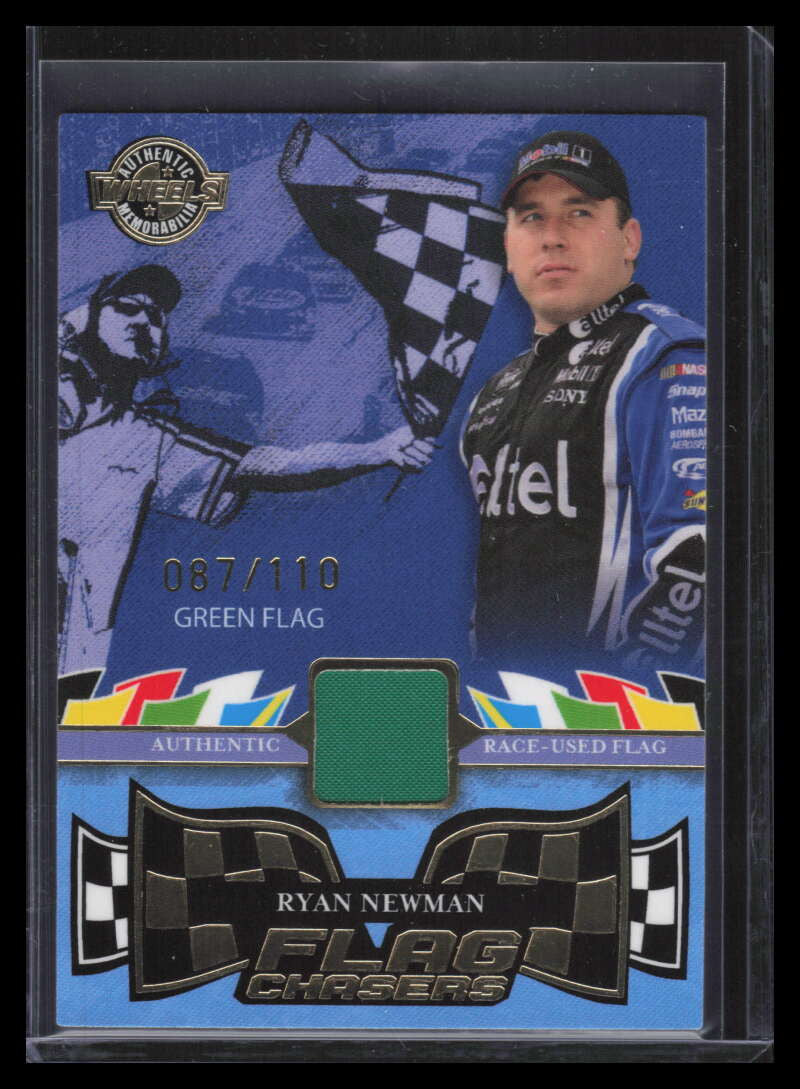 2006 Wheels High Gear Flag Chasers Green fc6 Ryan Newman Race Flag 87/110