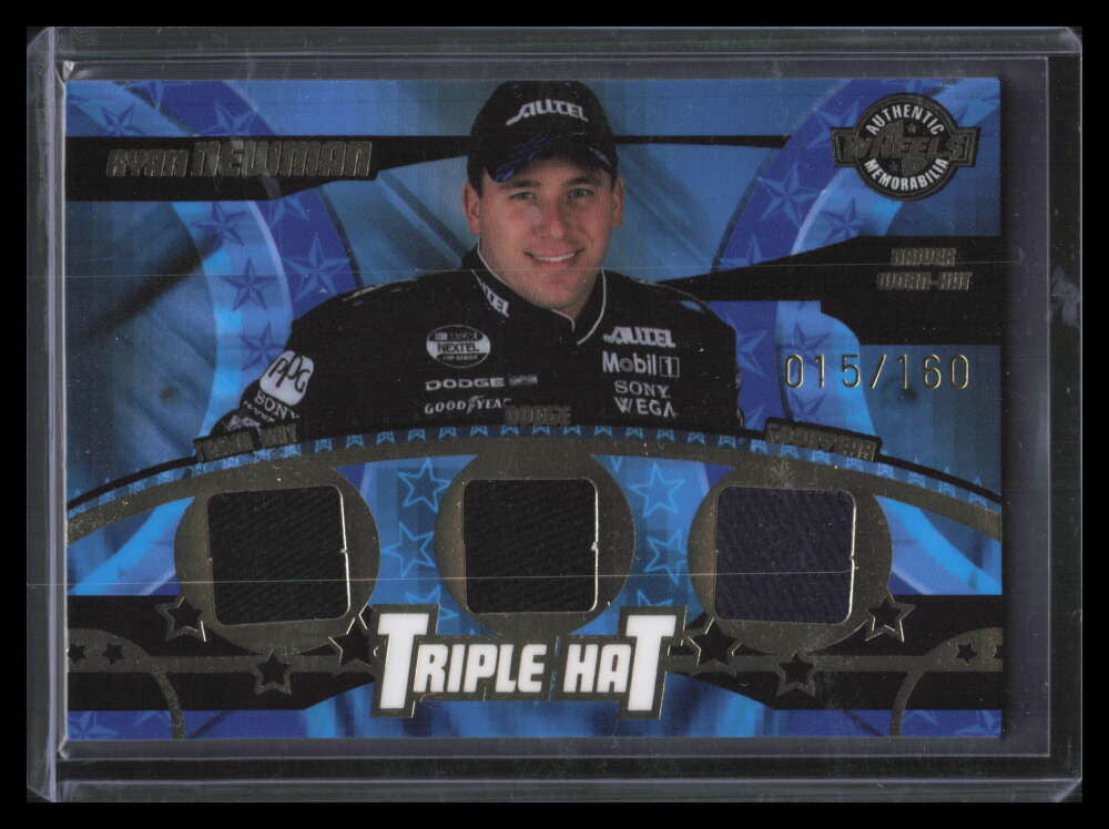 2004 Wheels American Thunder Triple Hat th35 Ryan Newman Triple Hat 15/160
