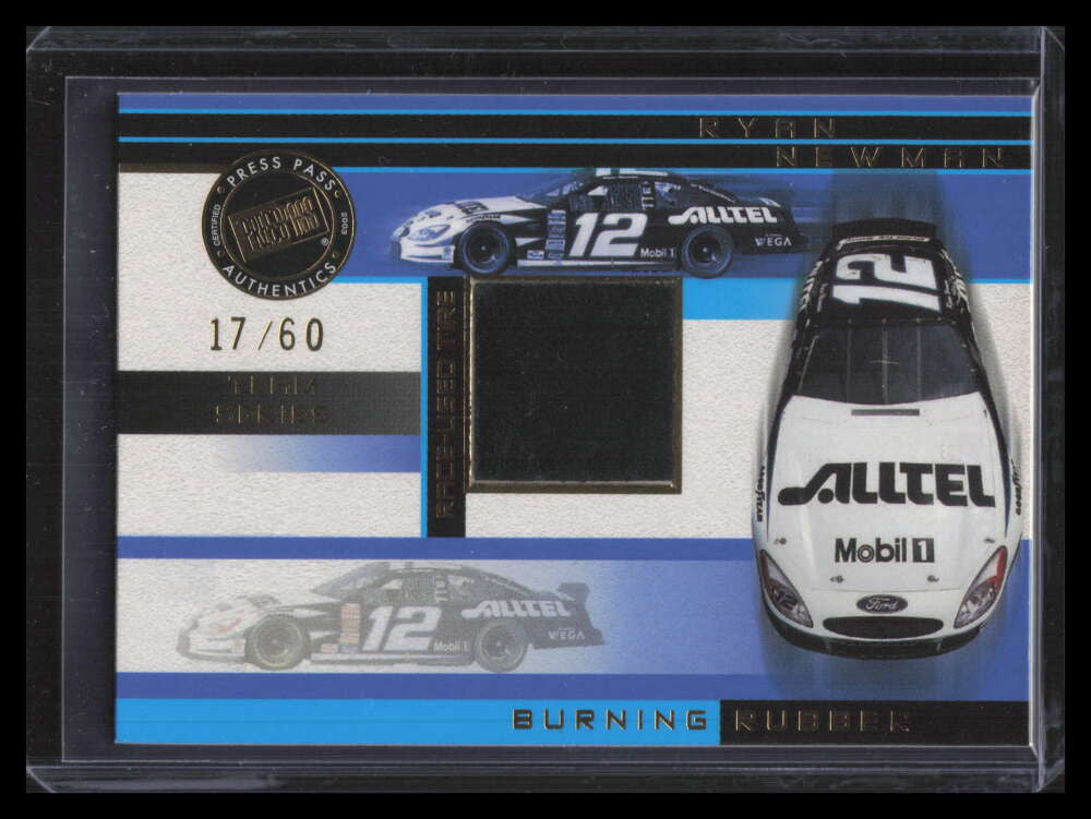 2003 Press Pass Burning Rubber Cars brt2 Ryan Newman Tire 17/60
