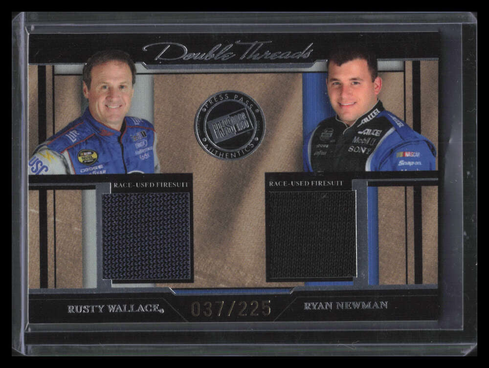 2005 Press Pass Legends Double Threads Rusty Wallace Newman Dual Firesuit 37/225