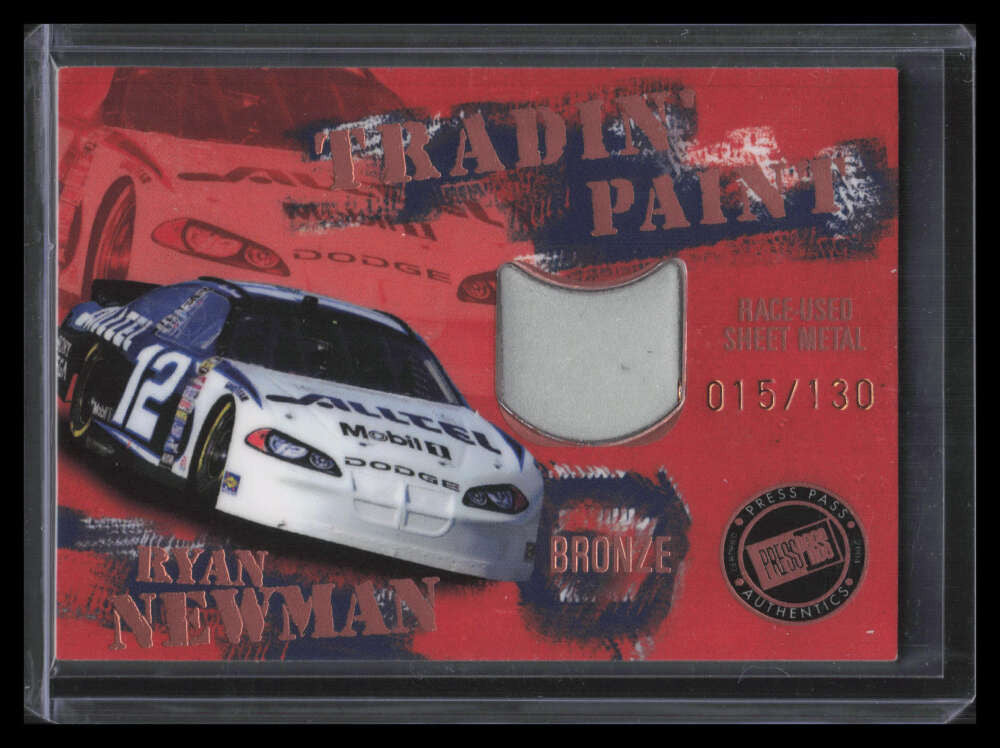2004 VIP Tradin' Paint Bronze tpt5 Ryan Newman Sheet Metal 15/130