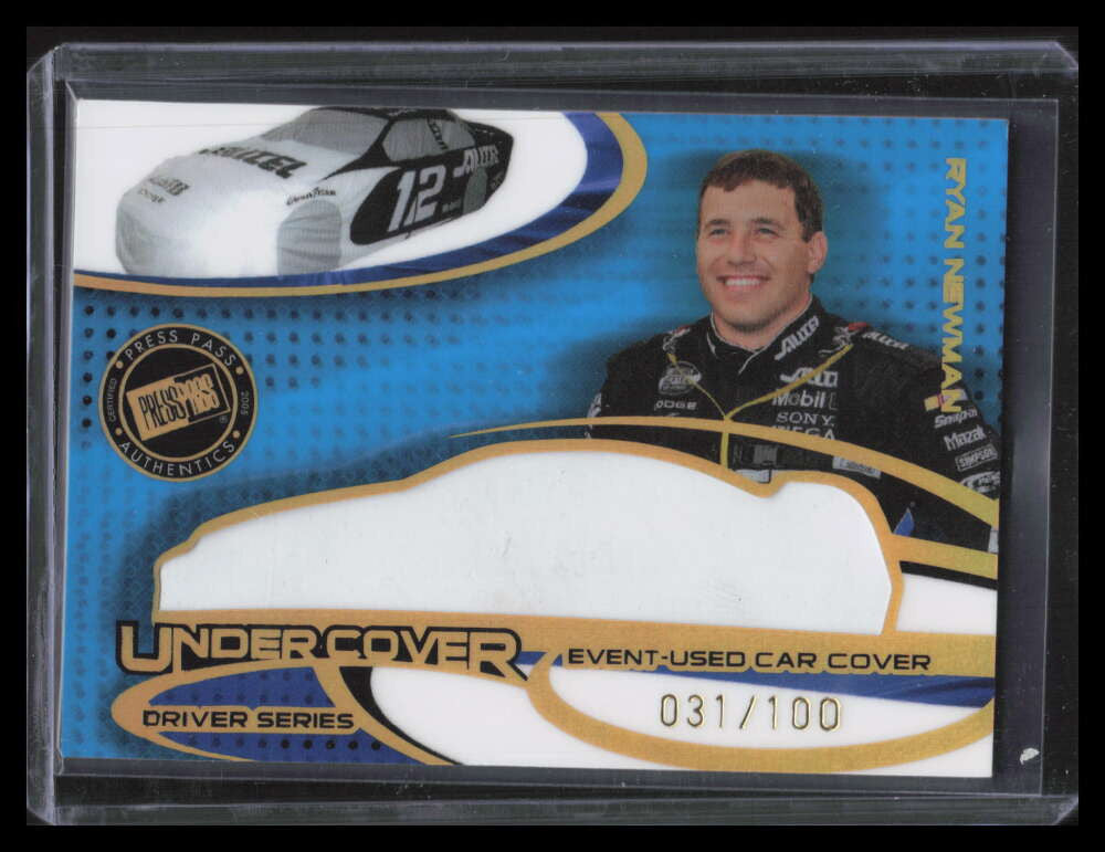 2005 Press Pass Eclipse Under Drivers Holofoil ucd7 Ryan Newman Car Cover 31/100