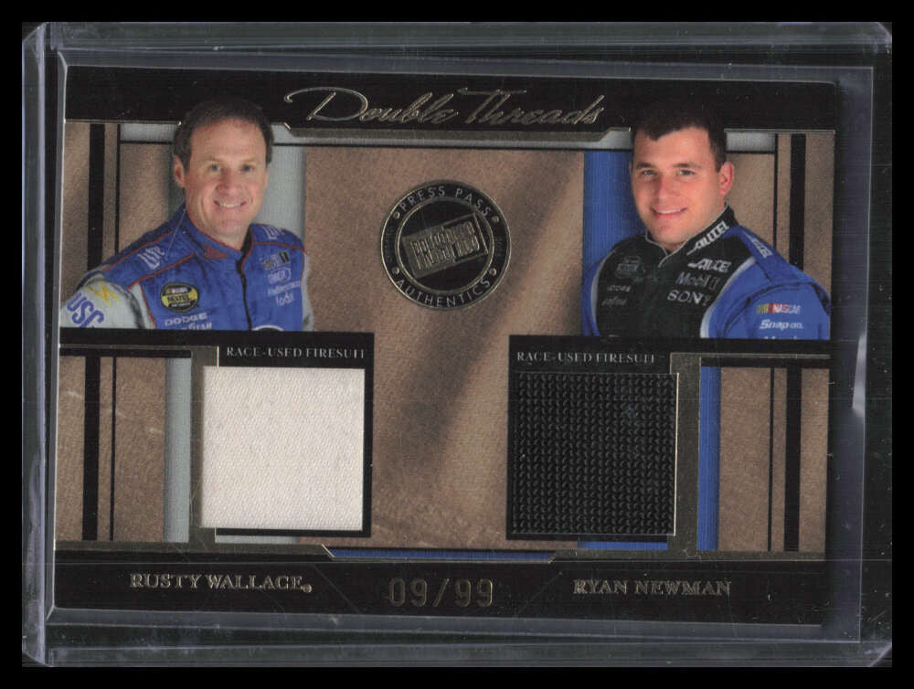 2005 Press Pass Legends Double Threads Ryan Newman Wallace Dual Firesuit 9/99