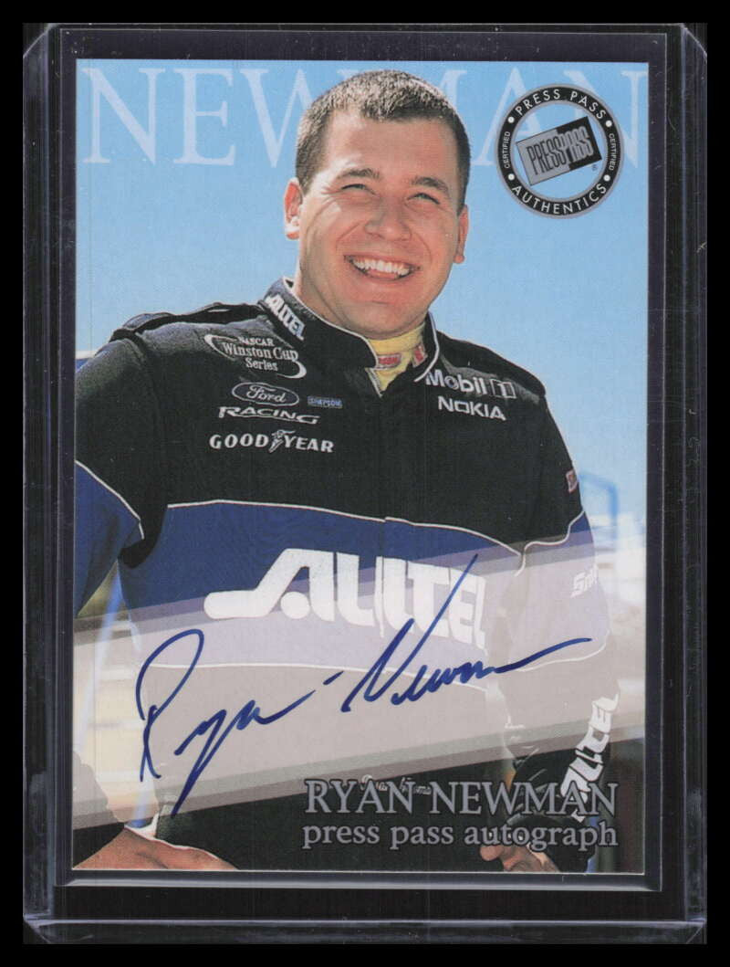 SOLD 161329 2001 Press Pass Autographs Ryan Newman Rookie Auto