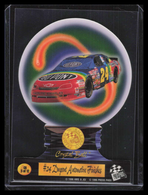 1996 Press Pass Premium Crystal Ball cb5 Jeff Gordon