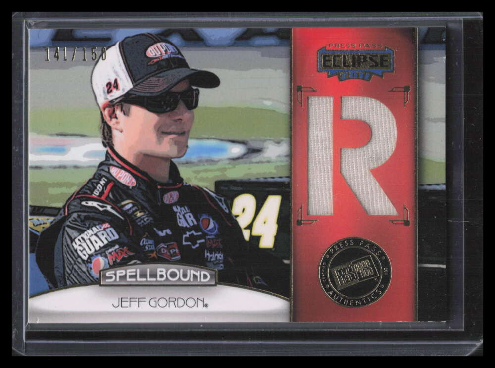 2011 Press Pass Eclipse Spellbound Swatches sbjg3 Jeff Gordon Shirt 141/150