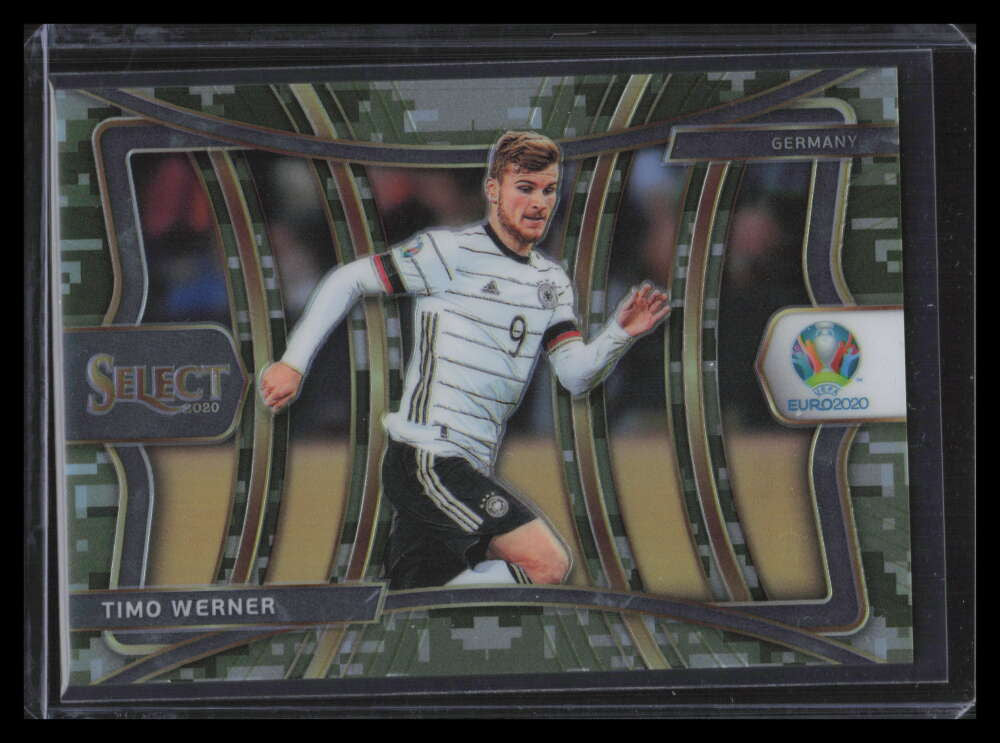 2020 Select UEFA Euro Prizms Camo Refractor 175 Timo Werner 34/49 Mezzanine