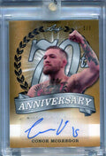 2017-18 Leaf 70th Anniversary Autographs Gold LHCMG Conor McGregor Auto 1/1