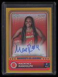 2024 Topps Chrome McDonald's Gold Refractor 71 Mackenly Randolph RC Auto 45/50