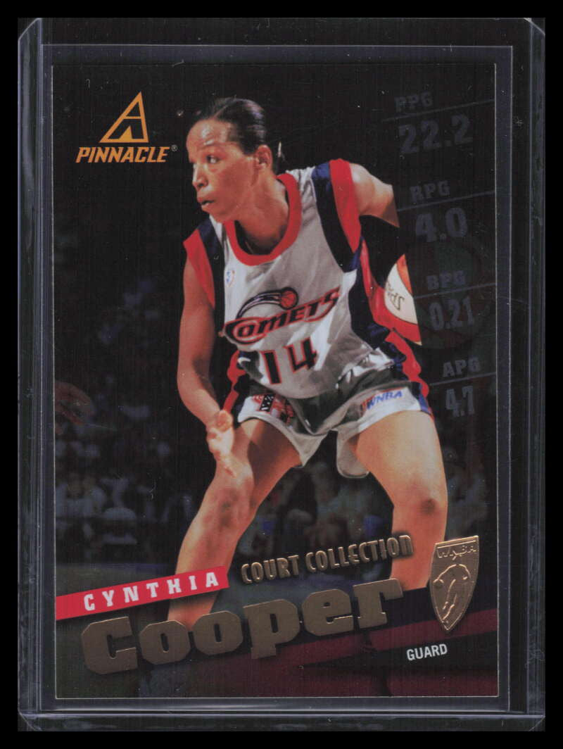 1998 Pinnacle WNBA Court Collection 10 Cynthia Cooper 147299