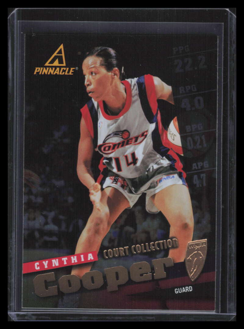 1998 Pinnacle WNBA Court Collection 10 Cynthia Cooper 147301
