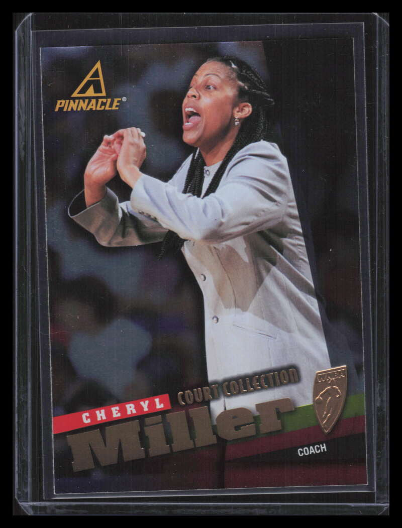 1998 Pinnacle WNBA Court Collection 74 Cheryl Miller CO Coach 147303