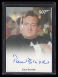 2009 Rittenhouse James Bond Archives Autographs NNO Paul Brooke Auto Bunky
