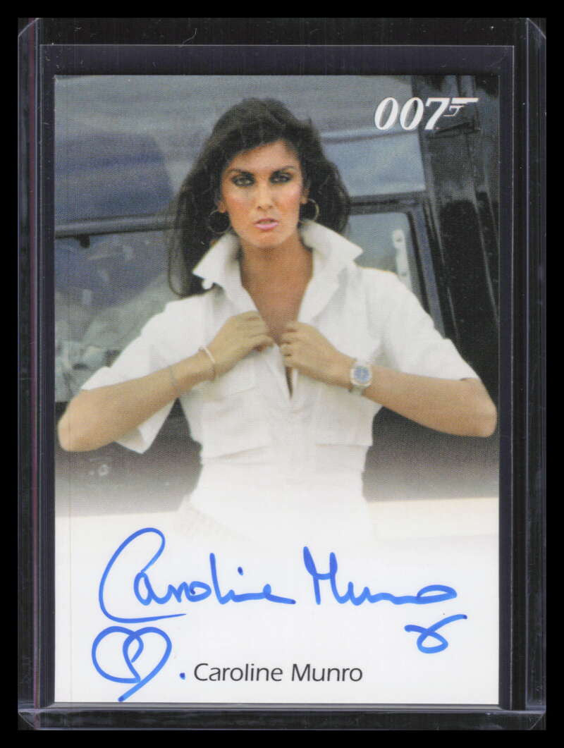 2016 Rittenhouse James Bond Spectre Full Bleed NNO Caroline Munro Auto F05418