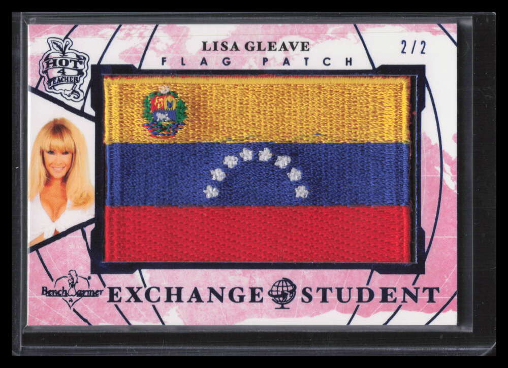 2019 Bench Warmers Hot 4 Teacher Student Exchange Lisa Gleave VEN Flag Patch 2/2
