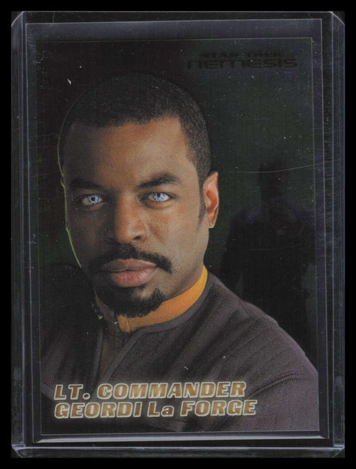 2002 Rittenhouse Star Trek Nemesis Casting Call cc6 Lt. Cmdr. Geordi La Forge
