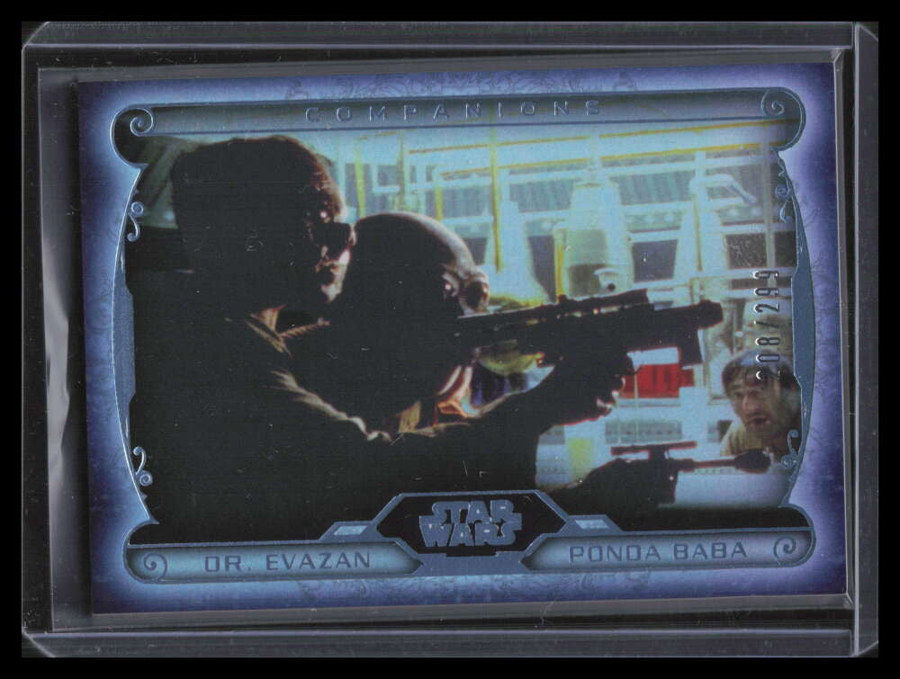 2015 Topps Star Wars Masterwork Companions Rainbow c9 Dr. Evazan Ponda Baba /299
