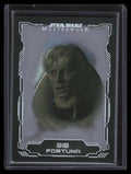 2016 Topps Star Wars Masterwork Silver 16 Bib Fortuna 34/99