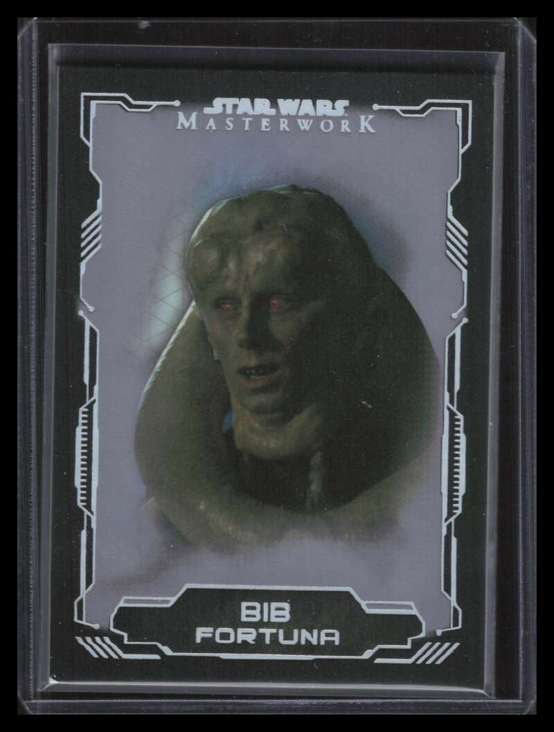 2016 Topps Star Wars Masterwork Silver 16 Bib Fortuna 34/99