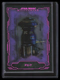 2016 Topps Star Wars Masterwork Lightsaber Purple 22 FX-7 11/25