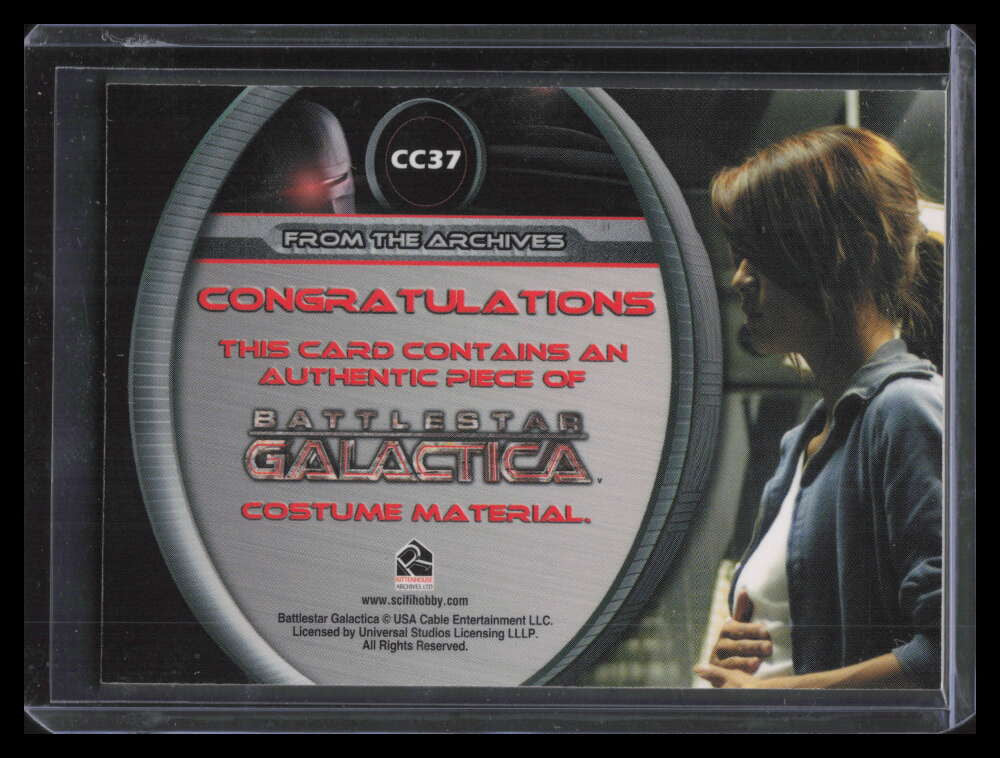 2008 Rittenhouse Battlestar Galactica Three Costumes cc37 Sharon Valerii Relic