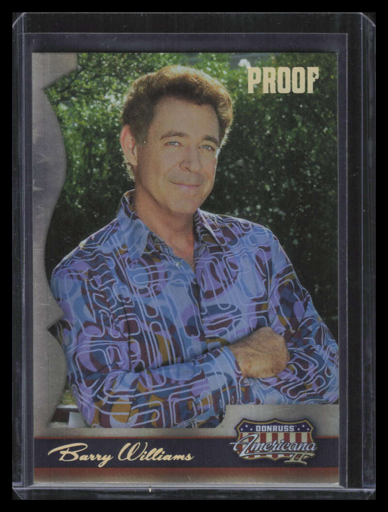 2008 Americana II Gold Proofs 243 Barry Williams 9/10 Brady Bunch