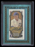 2024 Topps Allen and Ginter Framed Mini Autographs Blue Jordan Wicks RC Auto /50