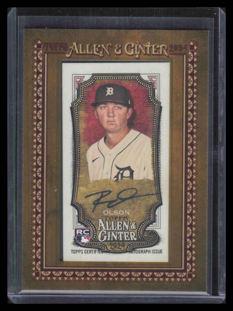 2024 Topps Allen and Ginter Framed Mini Autographs Reese Olson RC Auto 149738