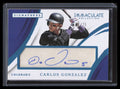 2018 Immaculate Collection Parchment Signatures Blue 3 Carlos Gonzalez 21/25