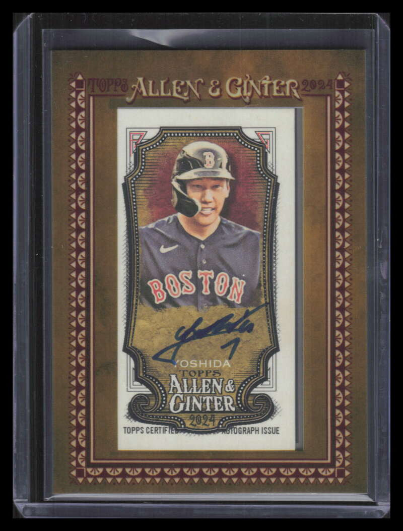 DELETE 161760 2024 Topps Allen and Ginter Framed Mini Autographs MAMY Masataka Yoshida Auto