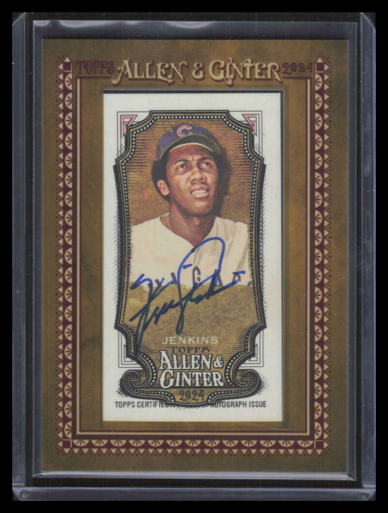 2024 Topps Allen and Ginter Framed Mini Autographs Fergie Jenkins Auto 150270