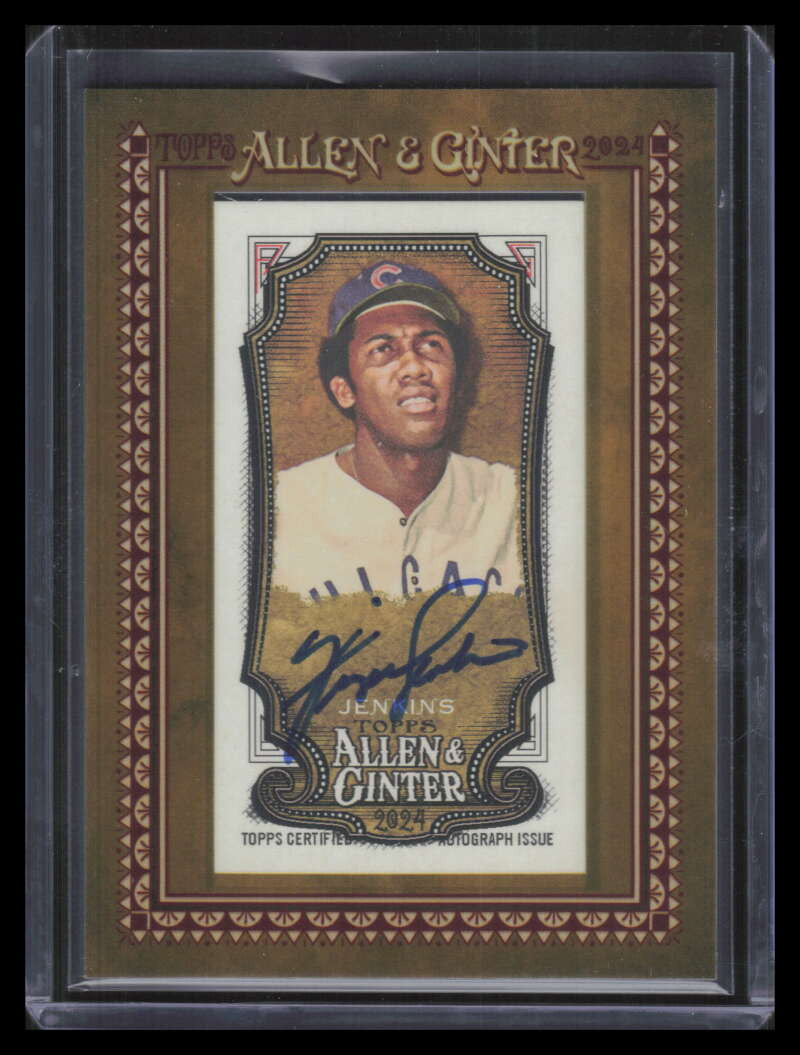 2024 Topps Allen and Ginter Framed Mini Autographs Fergie Jenkins Auto 150271